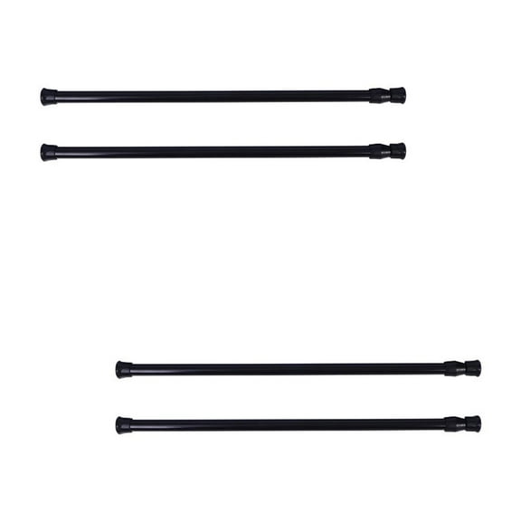 Heavy Duty Shower Curtain Rod 4 PCS Spring Telescopic Pole Telescoping The Offic Extendable Rail Bar