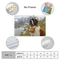 thumbnail image 2 of Saint Bernard - The Guardian of The Snow Canvas Art Poster And Wall Art Picture Print Modern Family Bedroom Decor Posters,Unframe-style,12x18inch(30x45cm), 2 of 8