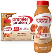 Premier Protein Shake, Caramel, 30g Protein, 11.5 Fl Oz, 12 Ct