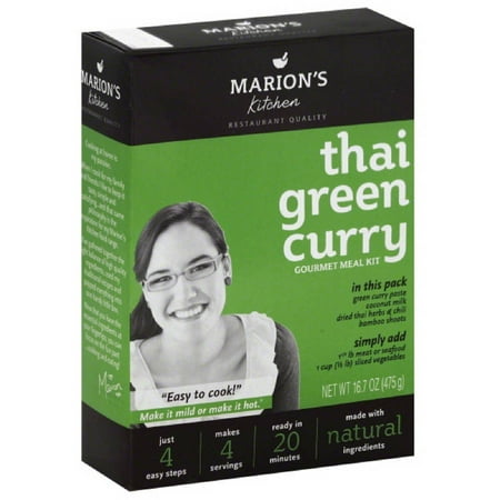 Marions Kitchen Thai Green Curry Gourmet Meal Kit, 16.7 oz, (Pack of