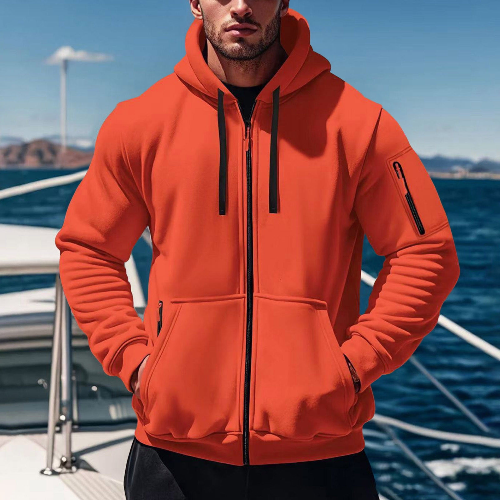 Veste bomber légère pour hommes, coupe-vent, blouson varsity pour le golf, manteau décontracté de mode pour hommes - Chine Veste et Varsity Jacket prix