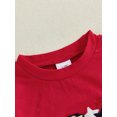 thumbnail image 6 of BemeyourBBs Toddler Baby Boy 4th of July Outfit Infant Baby Boys Independence Day Summer Clothes Short Sleeve Embroidery USA Flag in Truck T-shirt with Stars Print Shorts Set, 6 of 9