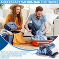 thumbnail image 4 of Bolsas de compresión de viaje, bolsas enrollables para ahorrar espacio de viaje para equipaje, ropa esencial para crucero, 4 of 5