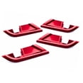 thumbnail image 2 of Furulu Interior Door Handle Bowl Cover Trims Lh&Rh For Toyota Camry 2018-2023 Red Abs, 2 of 5
