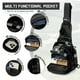 thumbnail image 4 of Mochila tipo bandolera SEAFEW, pequeña, negra, impermeable para hombre, 4 of 8