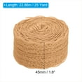 thumbnail image 2 of Uxcell 1.8 Inch Wide 25 Yards Lace Trim Ribbon Sewing Lace Roll Gift Package Pattern Wrapping Light Brown, 2 of 6