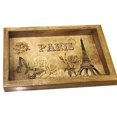 thumbnail image 1 of Nu Steel TR-236S Digital Printed Gth Tray with Natural Wooden Border, 1 of 1