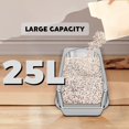 thumbnail image 6 of Stainless Steel Litter Box - Entirely Metal high Side Litter Box - XXL Stainless Steel Cat Litter Box for Big Cats & Multiple Cats Use-Rugged & Easy to Clean,Odor Free, 6 of 8