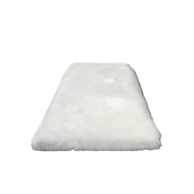 Kearding Al lado de la alfombra Alfombra de salón Alfombra de piso Mano de obra fina Decoración de sala de estar Dormitorio Dulce regalo Almohadilla de Decoración del hogar Blanco 50*50 Kearding HA084157-02