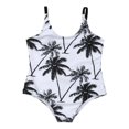 thumbnail image 1 of Family Matching Daddy Mommy and Me One Piece Floral Printed Swimsuit, 1 of 6