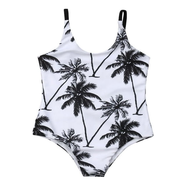 PENGXIANG Family Matching Daddy Mommy and Me One Piece Floral Printed Swimsuit