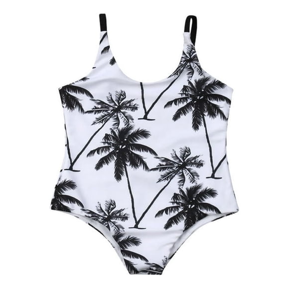 Family Matching Daddy Mommy and Me One Piece Floral Printed Swimsuit
