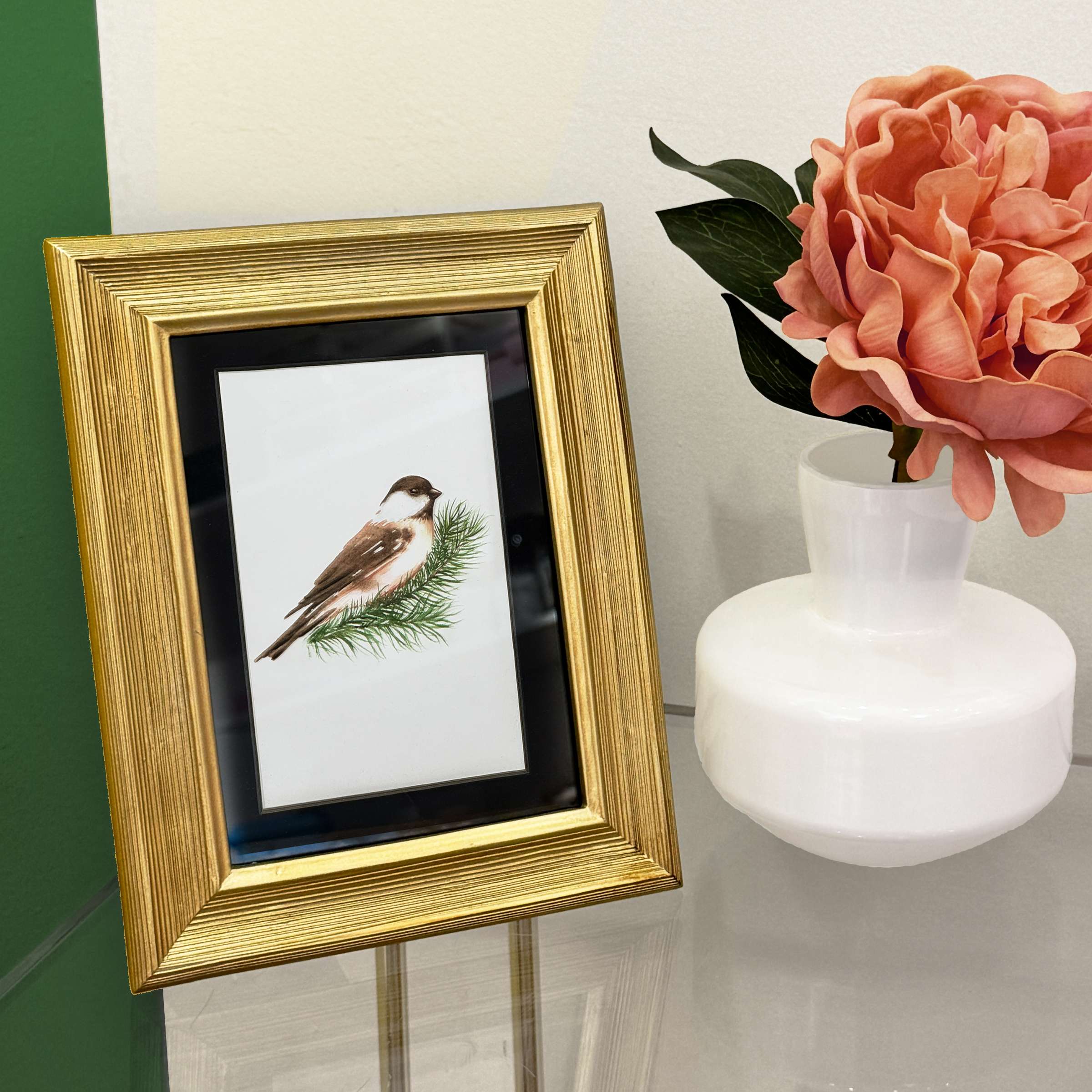 OneDesign Home 5X7 Gold Beveled Picture Frame