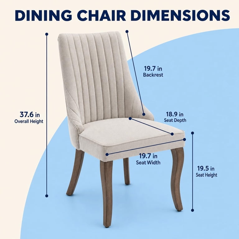 ODUSE-DAILY Mid Century Dining Chairs, Set of 4 photo 2