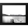 thumbnail image 2 of Nalbandian, Nish 24x19 Black Modern Framed Museum Art Print Titled - Lake with Dock, 2 of 5
