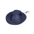 thumbnail image 3 of Spencer Mens Womens Sun Hat, Boonie Hat Fishing Hiking Safari Beach, Mesh Breathable Wide Brim Bucket Hat, Navy, 3 of 8