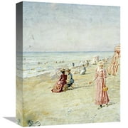 16 in. La Plage, Ostende Art Print - Alfred Stevens