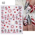 thumbnail image 1 of Pegatinas y calcomanías 3D para uñas de Navidad, adhesivos para uñas, Papá Noel, copo de nieve, alce, árbol de Navidad, manicura, diseño de arte de uñas de Navidad, 1 pieza, 1 of 4