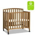 thumbnail image 2 of DaVinci Dylan Folding Portable 3-in-1 Mini Crib and Twin Bed, Chestnut, 2 of 8