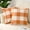 Orange, variant on 4PCS Buffalo Check Plaid Throw Pillow Covers Farmhouse Outdoor Pillow Cushion Case Cotton Linen for Home Decor, 18 x 18 Inch