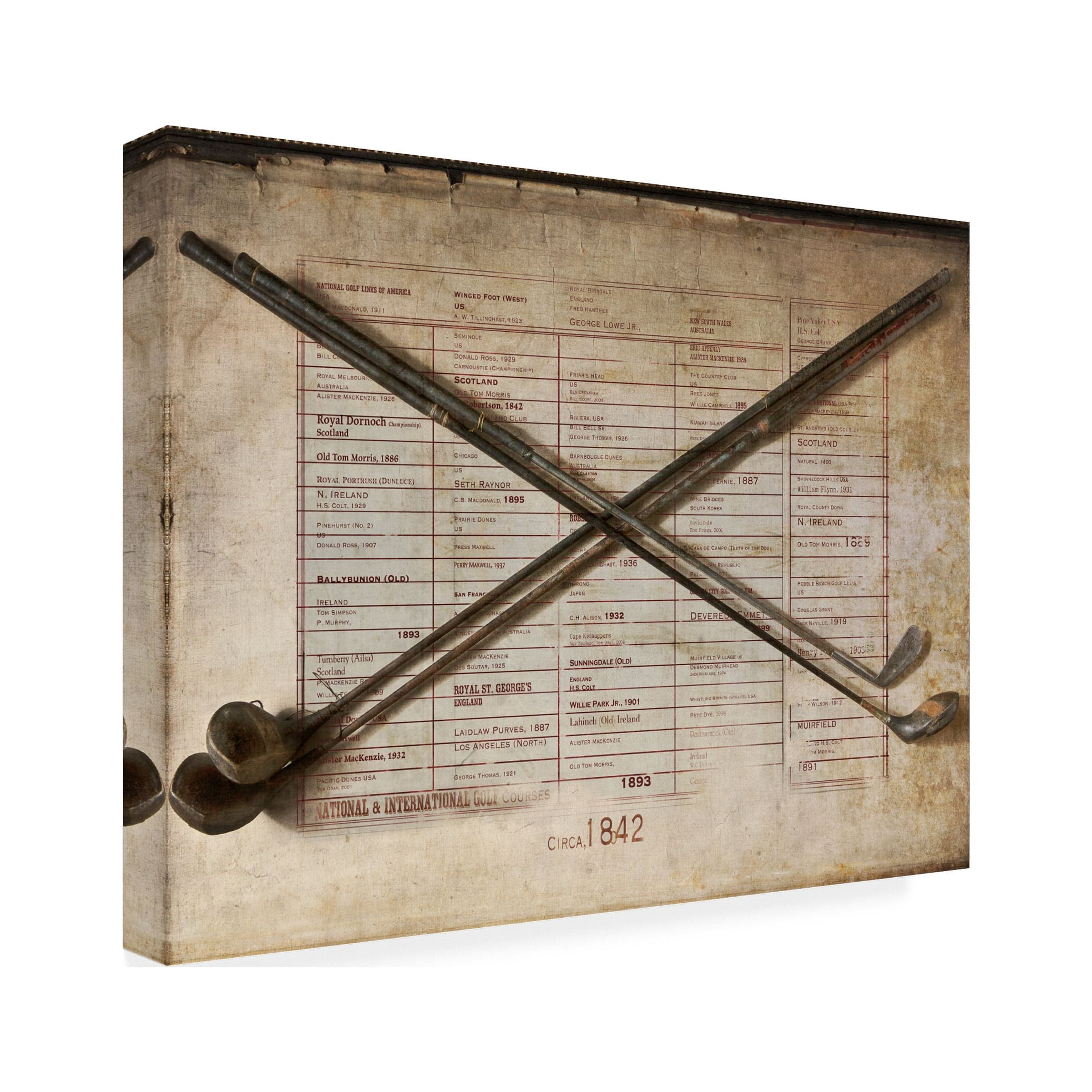 Symposium Design 'Golf' Canvas Art