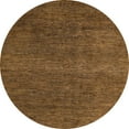 thumbnail image 1 of Ahgly Company Indoor Round Abstract Chocolate Brown Abstract Area Rugs, 6' Round, 1 of 6