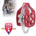 thumbnail image 4 of Polea ANGGREK Accesorio de escalada Aluminio doble Supervivencia Placa Lateral, 4 of 8