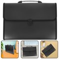 thumbnail image 3 of Carpeta de archivos expandible, bolsa de almacenamiento de archivos, carpeta de archivos tipo acordeón, organizador de archivos portátil, contenedor de archivos, 3 of 5