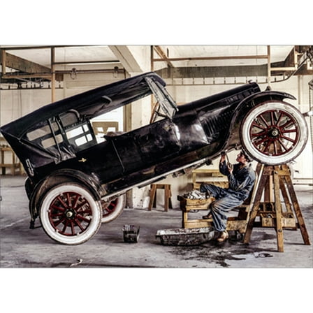 Avanti Press Studebaker Repair America Collection Funny Masculine Birthday Card for Man / Him