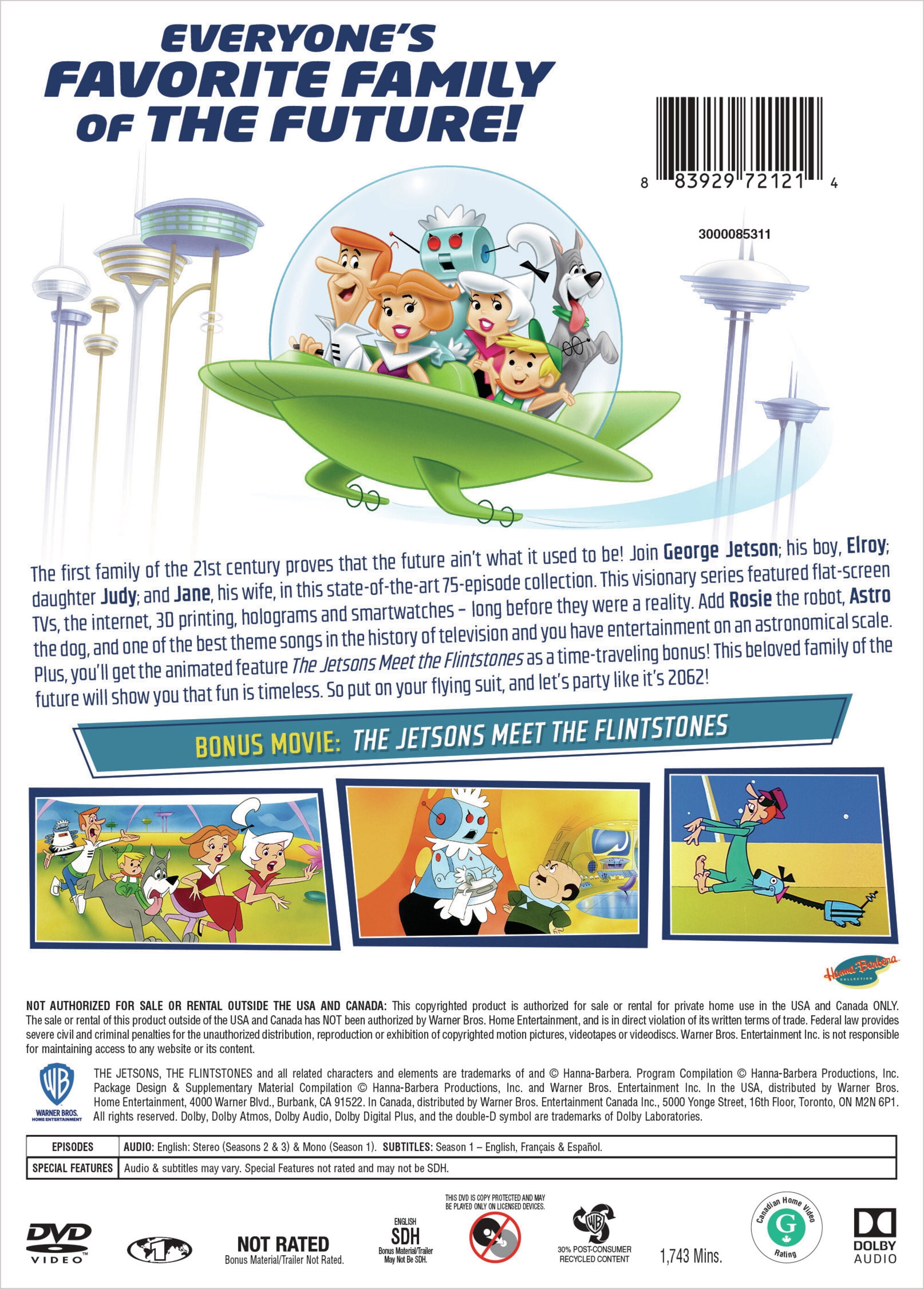 The Jetsons: Complete Television Series (DVD) - Walmart.com
