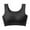 Black, variant on GEWSEY Sports Bra High Impact Adjustable Cross Back, Full Support for Large Bust Black, XXL