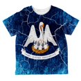 thumbnail image 1 of Louisiana Vintage Distressed State Flag All Over Toddler T Shirt, 1 of 2