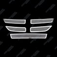 thumbnail image 2 of APS Compatible with Dodge Journey 2011-2019 SE Model Only Main Upper Lower Bumper Stainless Steel Chrome Mesh Front Grill Grille Insert Combo D71085T, 2 of 3