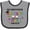 Heather and Black, variant on Inktastic My Brother Graduated and I'm Super Proud Boys or Girls Baby Bib