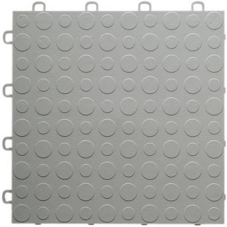 BlockTile Modular Interlocking Garage Floor Tiles, Set of 30 (12