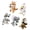 Set B, variant on 5PCS Lovely Animal Finger Puppet Plush Figure Toy for Parents Storytelling Activity Fun Pretend Play Game Supply