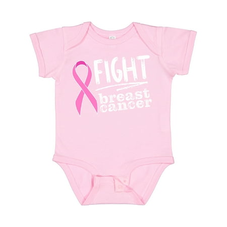 

Inktastic Fight Breast Cancer Pink Ribbon Gift Baby Boy or Baby Girl Bodysuit