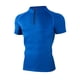 thumbnail image 4 of Ceisia Men's Stand Collar Half-Zip Quick Dry Fitness T-Shirt Slim Fit 4-Way Stretch Athletic Top for Summer Blue S Gifts, 4 of 4