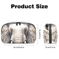 thumbnail image 5 of Elephant Waterproof Oxford Cloth Storage Box for Hard Drive Bags, Power Cord Box Organizer, Cord Box Organizer - 5.9x9.44x3.14 in., 5 of 6