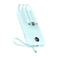 thumbnail image 1 of Power Bank VEEKTOMX 20000 mAh con cables integrados para iPhone, 1 of 7
