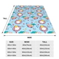 thumbnail image 3 of Salouo Gnome Pool Party Print Bed Blankets,Flannel Blanket Comfortable Air Conditioning Blanket Lightweight Blanket for Sofa Bed Travel & Couch -50"x40", 3 of 8