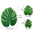 thumbnail image 6 of Limei 10Pcs Faux Turtle Leaf, Artifical Leaves Decorative DIY Silk Artifical Monstera Leaves, 6 of 7