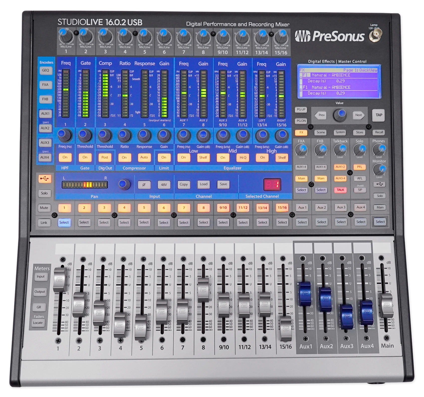 Presonus StudioLive 16.0.2 Soundboard Mixing Console Mixer 4 Church/School - Walmart.com