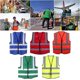thumbnail image 3 of Chaleco de seguridad de alta visibilidad con cremallera, chaqueta reflectante, chaleco de seguridad con 5 bolsillos, 3 of 5