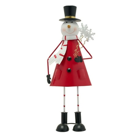 The Seasonal Gift Co. Metal Snowman Ornament