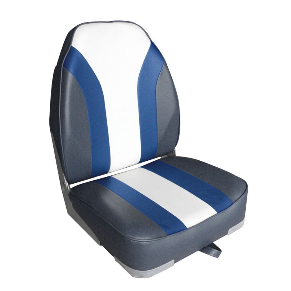 Leader Accessories New High Back Folding Boat Seat