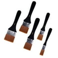 thumbnail image 3 of Bearachild Juego de brochas de pintura para artista con aceite de nailon profesional y fácil de limpiar, brocha de pintura resistente y duradera Kits de experimentos de química Negro BS-04, 3 of 6
