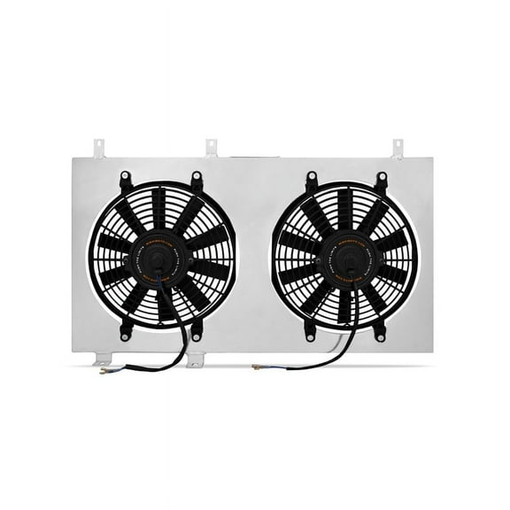 Mishimoto MMFS-EVO-10 Performance Aluminum Fan Shroud Compatible With Mitsubishi Lancer Evo X 2008-2015 Silver