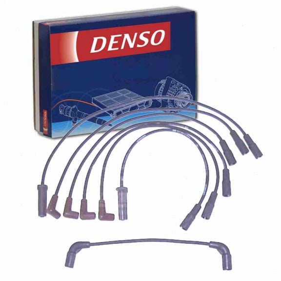 DENSO Spark Plug Wire Set compatible with GMC Jimmy 4.3L V6 1998-2005