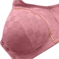 thumbnail image 5 of MEICHEN Front Closure Daisy Bras for Women No Underwire Trendy Breathable Seamless Underwear Solid Cozy Tshirts Bras, 5 of 8